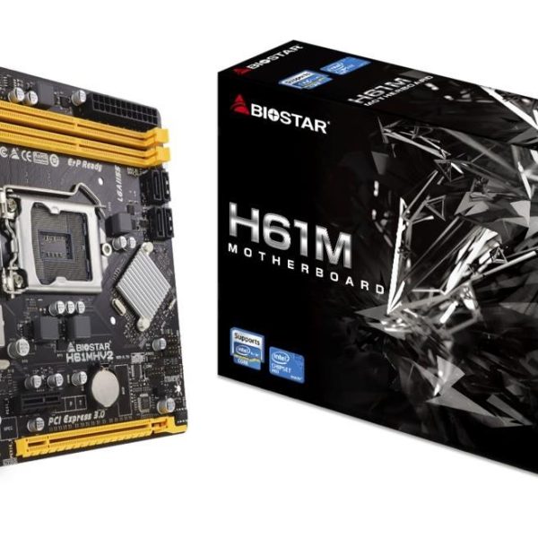 MB 1155 H61MHV2 BIOSTAR, 2xDDR3 1600MHz, VGA, HDMI, 1xPCIex16, 1xPCIex1, 4xSATAII, 4xUSB2.0 18302
