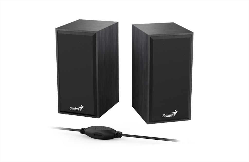 SPEAKERS 2.0 GENIUS SP-HF180 USB Wooden Black (6W) 28097