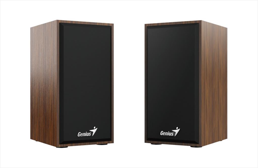 SPEAKERS 2.0 GENIUS SP-HF180 USB Wooden Brown (6W) 28098
