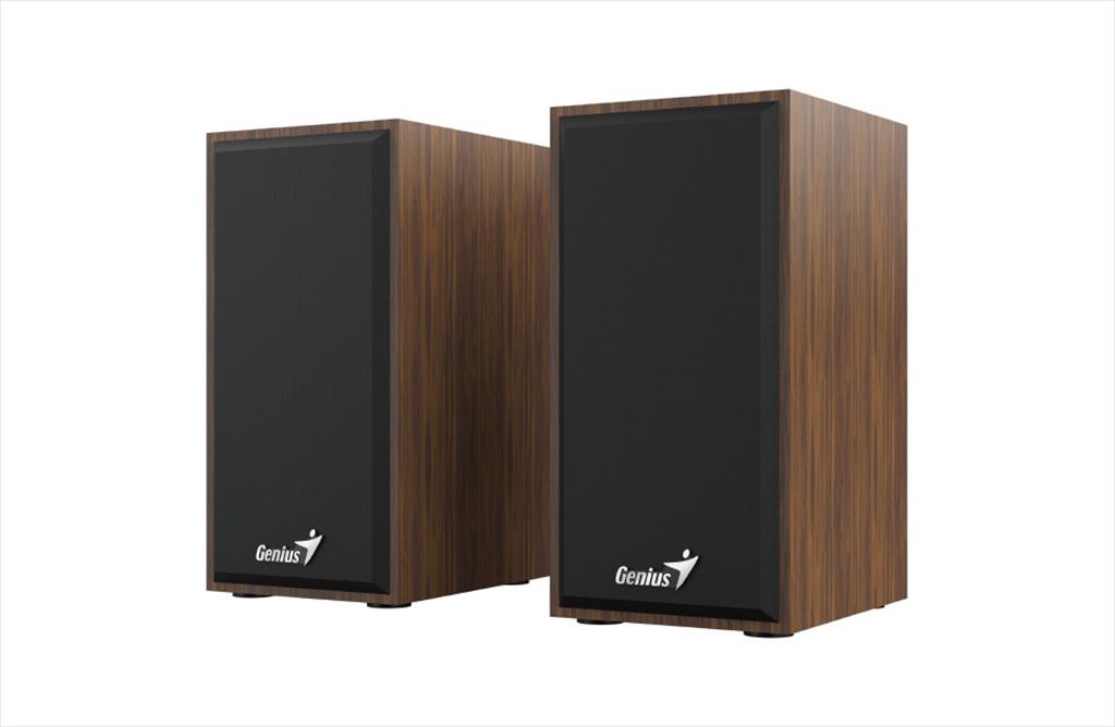 SPEAKERS 2.0 GENIUS SP-HF180 USB Wooden Brown (6W) 28098