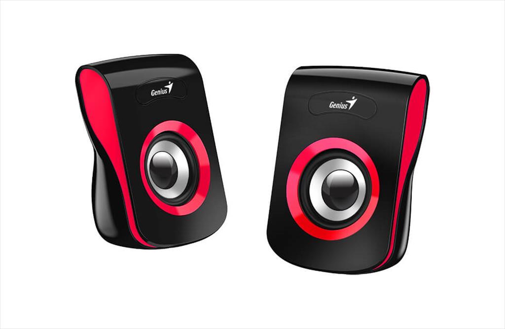 SPEAKERS 2.0 GENIUS SP-Q180 USB Red (6W) 28106