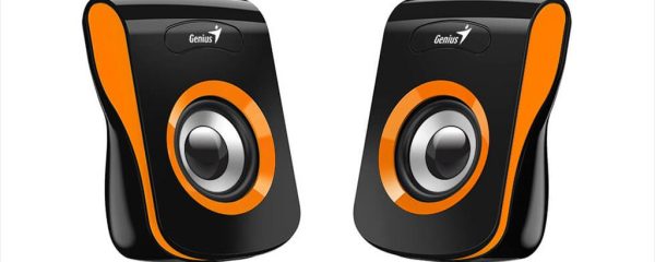 SPEAKERS 2.0 GENIUS SP-Q180 USB Orange (6W)