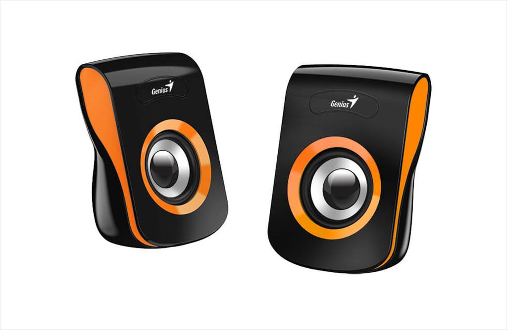 SPEAKERS 2.0 GENIUS SP-Q180 USB Orange (6W) 28107