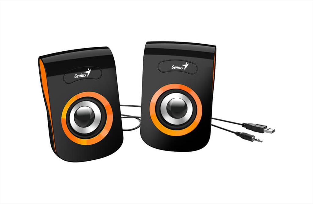 SPEAKERS 2.0 GENIUS SP-Q180 USB Orange (6W) 28107