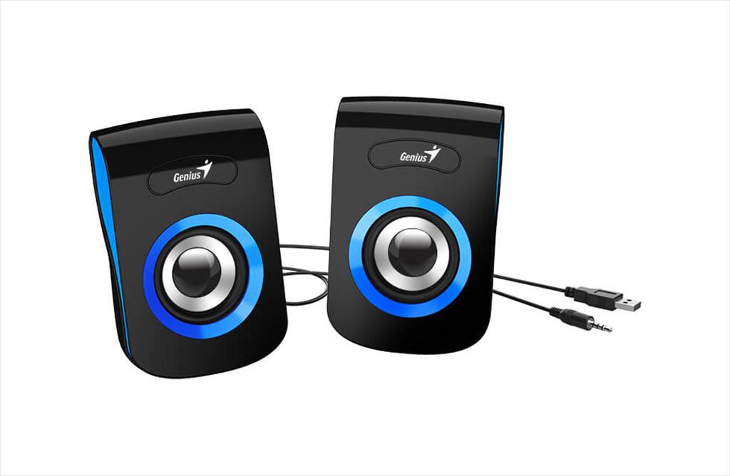 SPEAKERS 2.0 GENIUS SP-Q180 USB Blue (6W) 28108