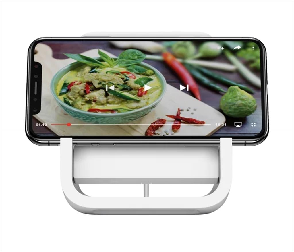 WIRELESS CHARGER LOGITECH POWERED FOR IPHONE 8 AND ABOVE ALSO WITH ANDROID QI-ENABLED PHONES, 939-001630 29121