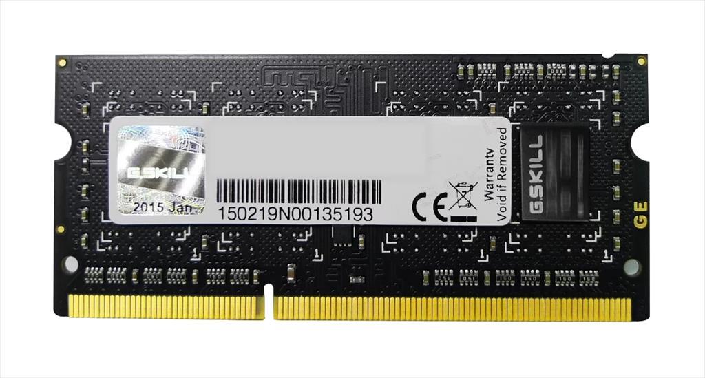 RAM SO DIMM DDR3 8GB 1333MHz G.SKILL F3-10666CL9S-8GBSQ 1,5v 03273