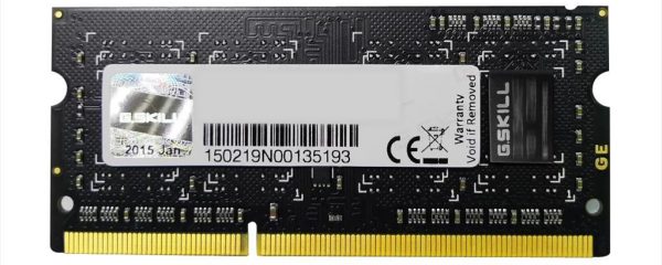 RAM SO DIMM DDR3 4GB 1600MHz G.SKILL F3-12800CL9S-4GBSQ 1,5v