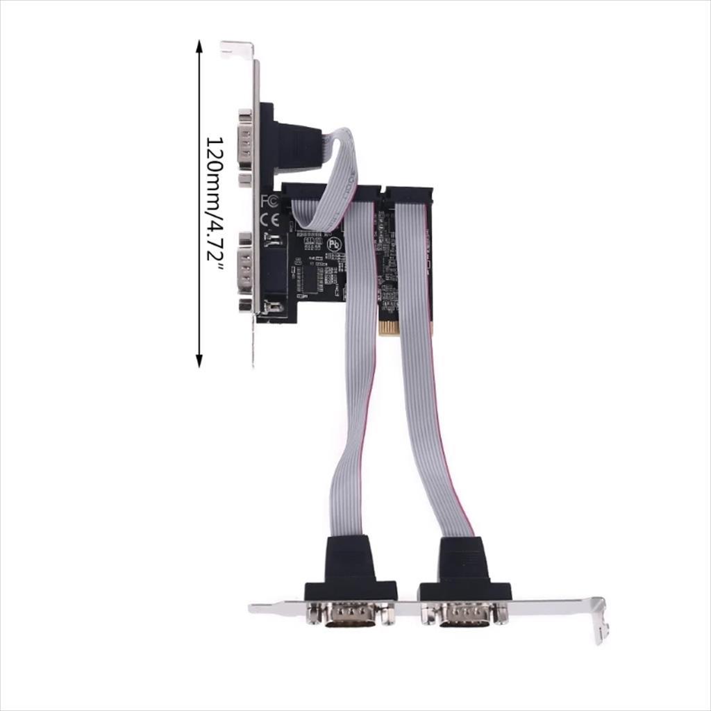 CONVERTOR PCI-E TO COM X4, TXB077, Chipset: mos99100, LP 35117