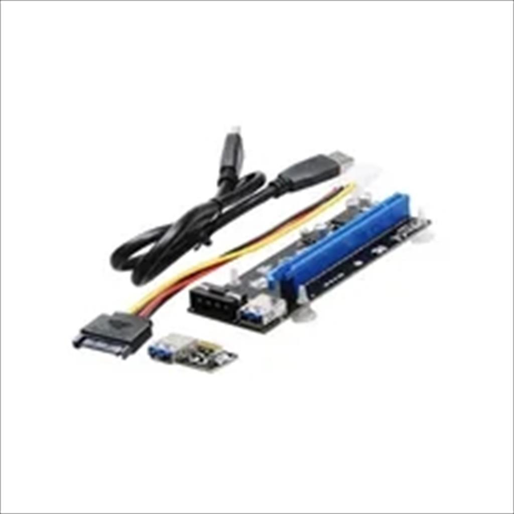 CONVERTOR PCI-E (1x) TO PCI-E (16X) Riser card 6-pin N06 35183