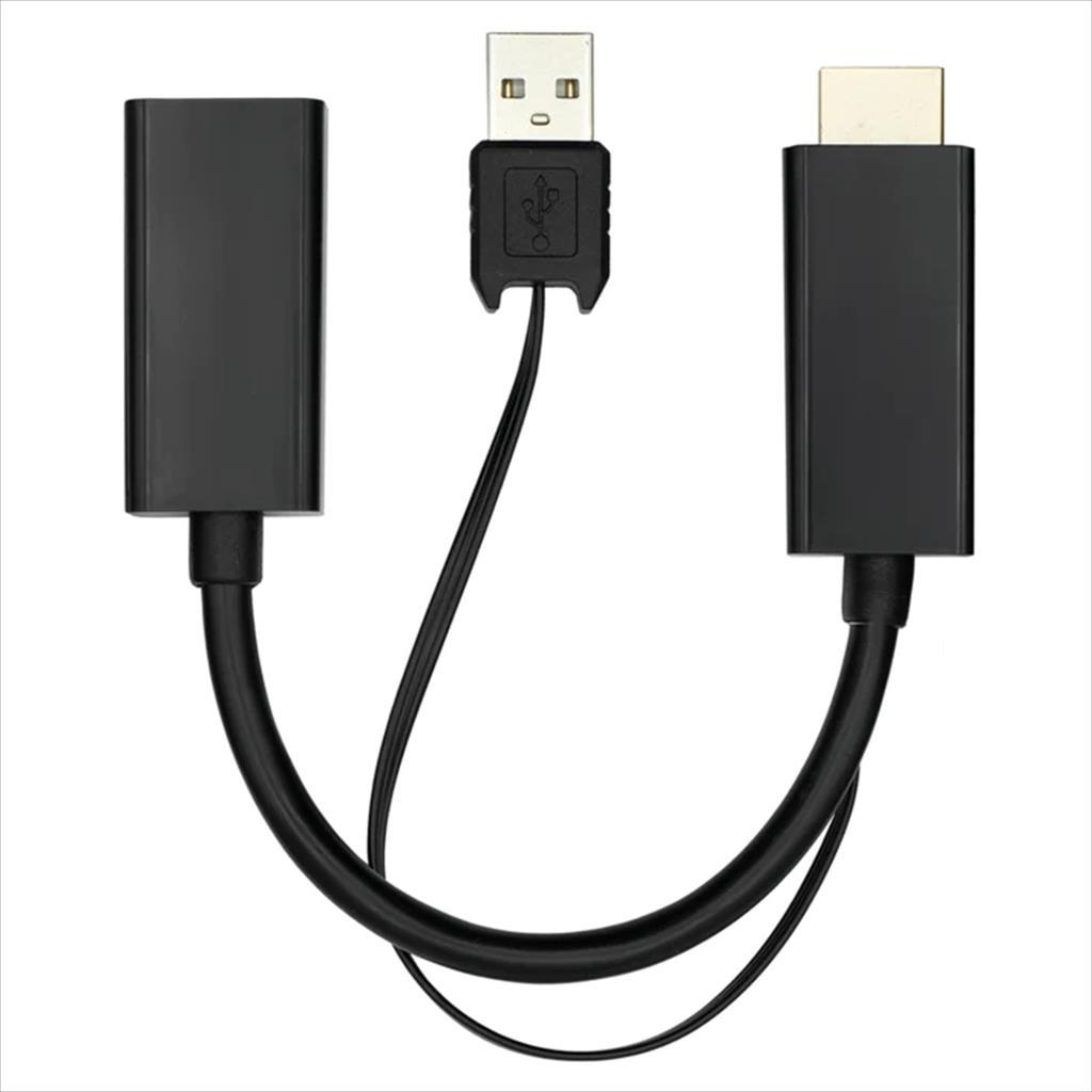 CONVERTOR HDMI (M) + USB TO DP (F) 35184