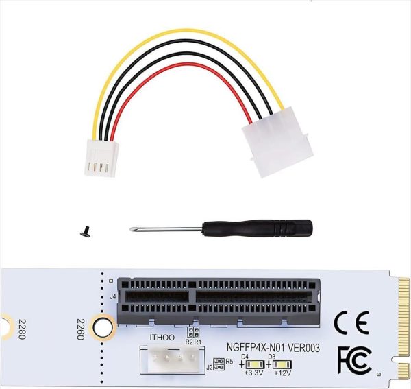 Convertor m.2 ngff to pci-e (x4) p-ngff4x-n01 sata