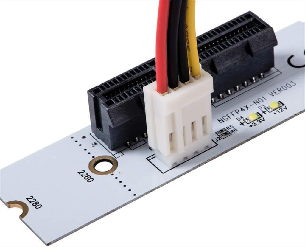 CONVERTOR M.2 NGFF TO PCI-E (x4) P-NGFF4X-N01 SATA 35191
