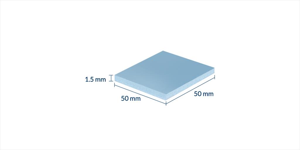 PAD THERMAL ARCTIC ACTPD00003A, 50 x 50 x 1.5 mm 36055
