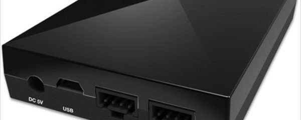 COOLERS NZXT HUE+ Smart RGB Color Changing Digitally Controlled LED PC Lighting(Black), AC-HUEPS-M1