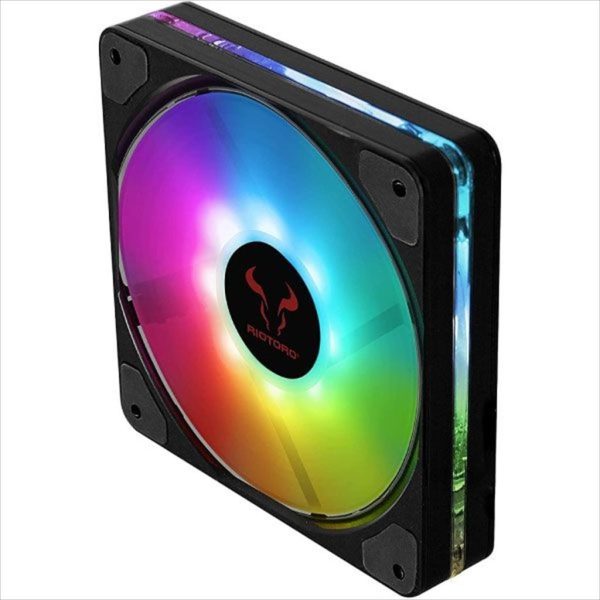COOLERS CASE FAN 120mm RIOTORO QUIET STORM RGB, ASUS/Gigabyte/MSI Compatible, FRGB-QS120 36144