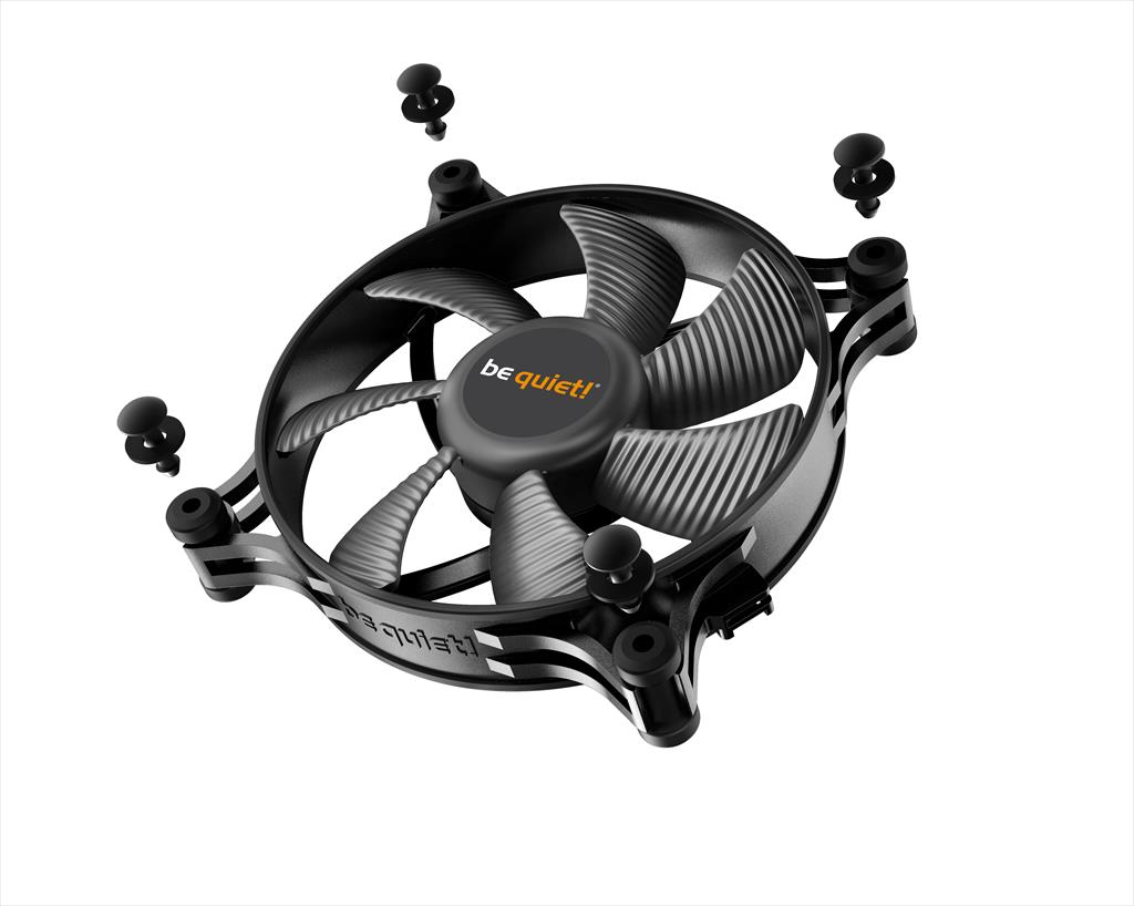 COOLERS CASE FAN 120mm BE QUIET! SHADOW WINGS 2 PWM 1.100rpm, DURABLE RIFLE BEARING, BL085 36175