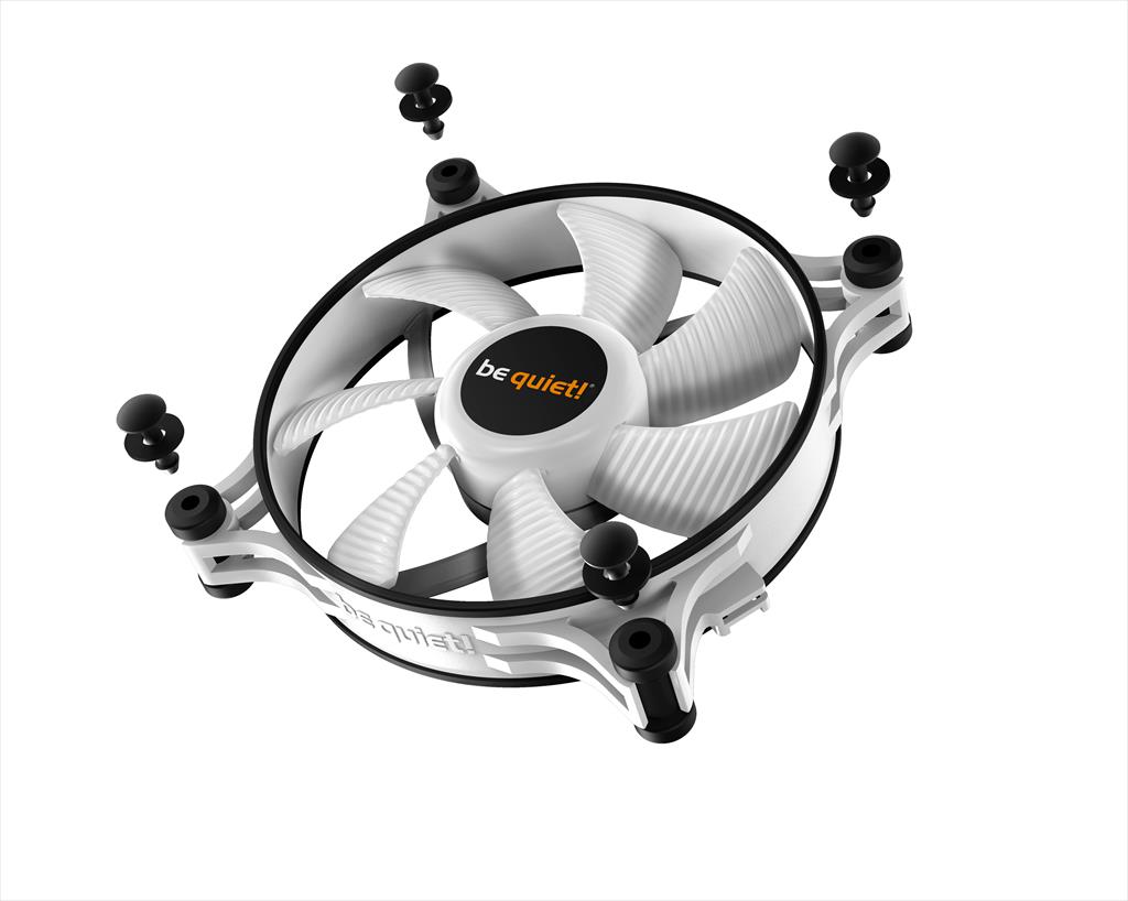 COOLERS CASE FAN 120mm BE QUIET! SHADOW WINGS 2 PWM White 1.100rpm, DURABLE RIFLE BEARING, BL089 36177