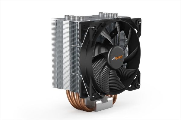 Coolers cpu be quiet! pure rock 2, 4 heatpipes 6mm, pure wings 2 120mm pwm fan, tdp 150w, bk006