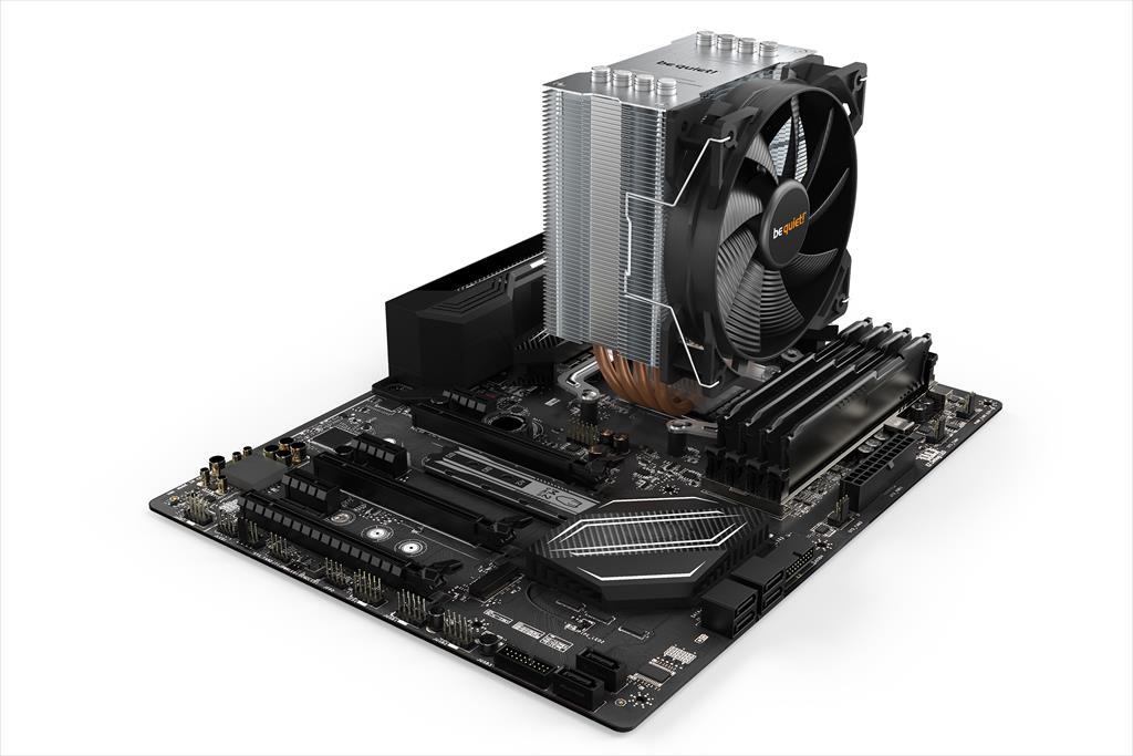 COOLERS CPU BE QUIET! PURE ROCK 2, 4 heatpipes 6mm, Pure Wings 2 120mm PWM fan, TDP 150W, BK006 36206