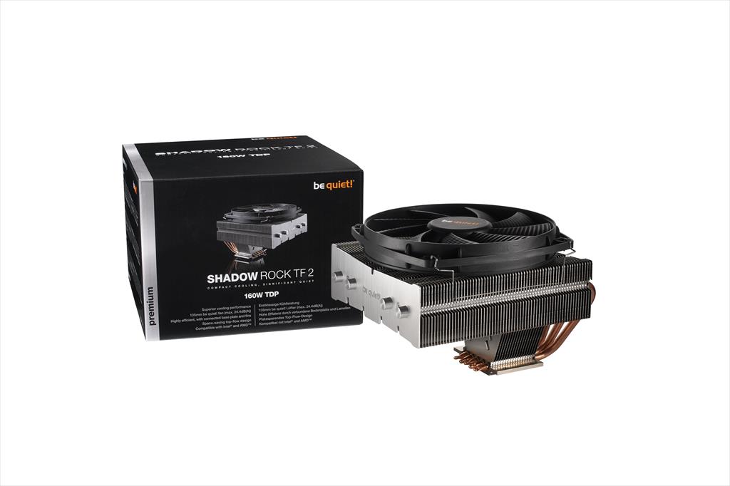 COOLERS CPU BE QUIET! SHADOW ROCK TF 2, Intel 775/1150/1151/1155/1156, AMD AM2(+)/ AM3(+)/AM4/FM1/FM2 (+), TDP 160W, BK003 36244