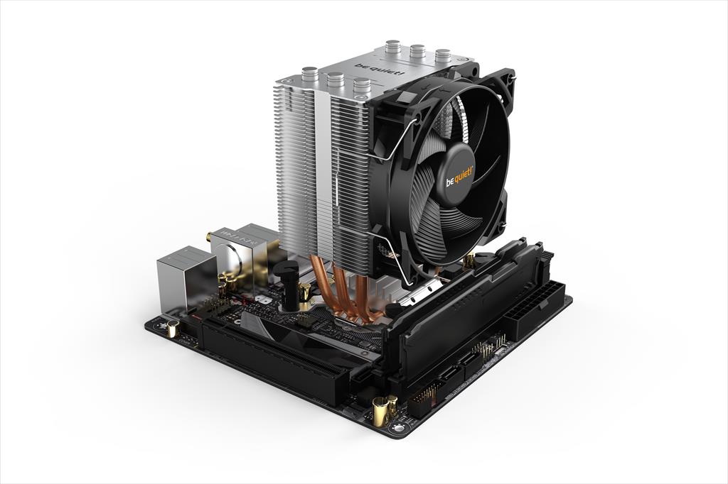 COOLERS CPU BE QUIET! PURE ROCK SLIM 2, Intel 1200 /1150 /1151 /1155, AMD AM4 /AM3(+), TDP 130W, BK030 36260