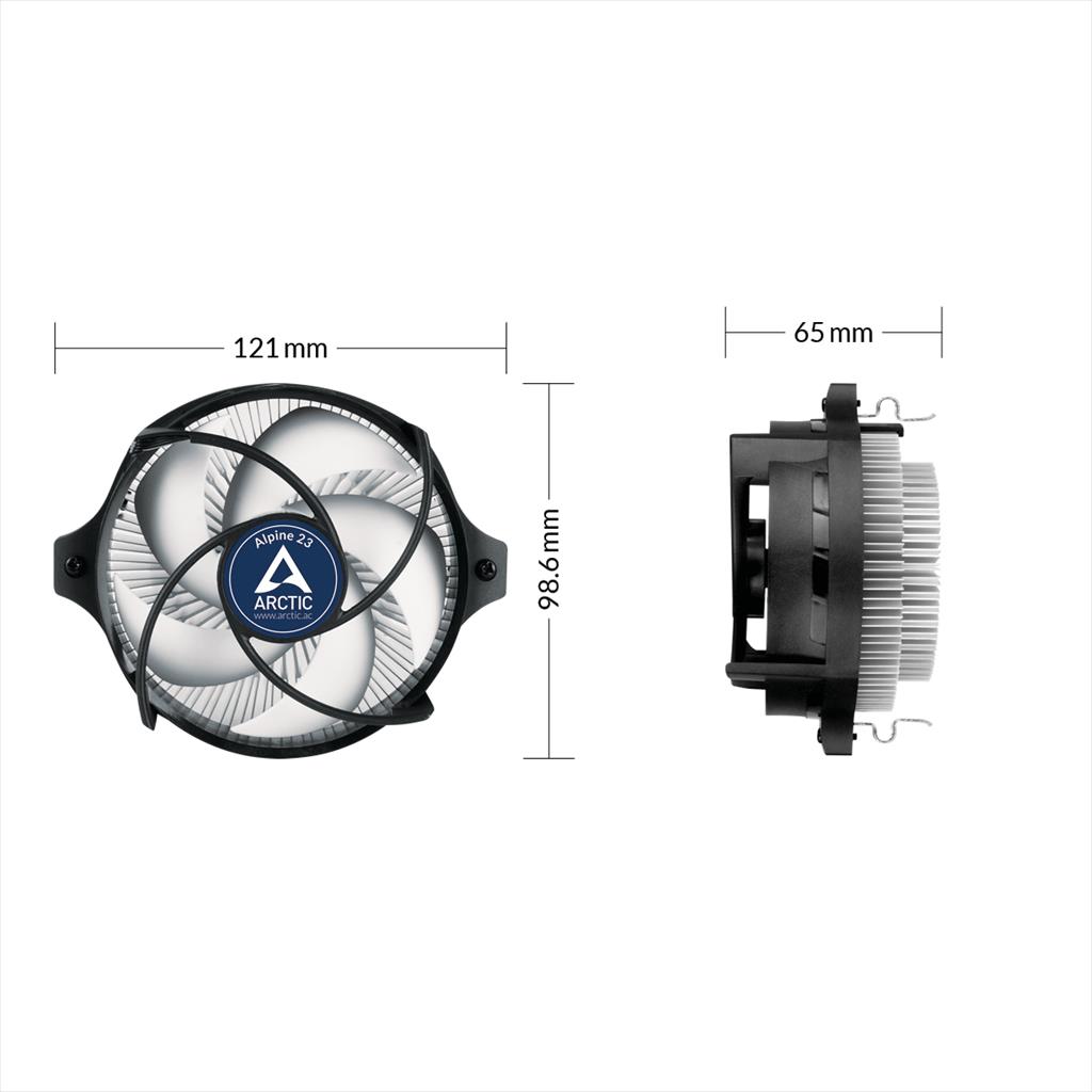 COOLERS CPU ARCTIC ALPINE 23 for AMD AM4 ACALP00035A 36297