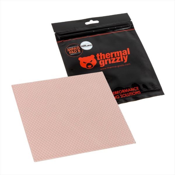 PAD THERMAL THERMAL GRIZZLY MINUS PAD 8 TC: 8.0 W / mk TG-MP8-100-100-20-1R, 100 x 100 x 2.0 mm 36298