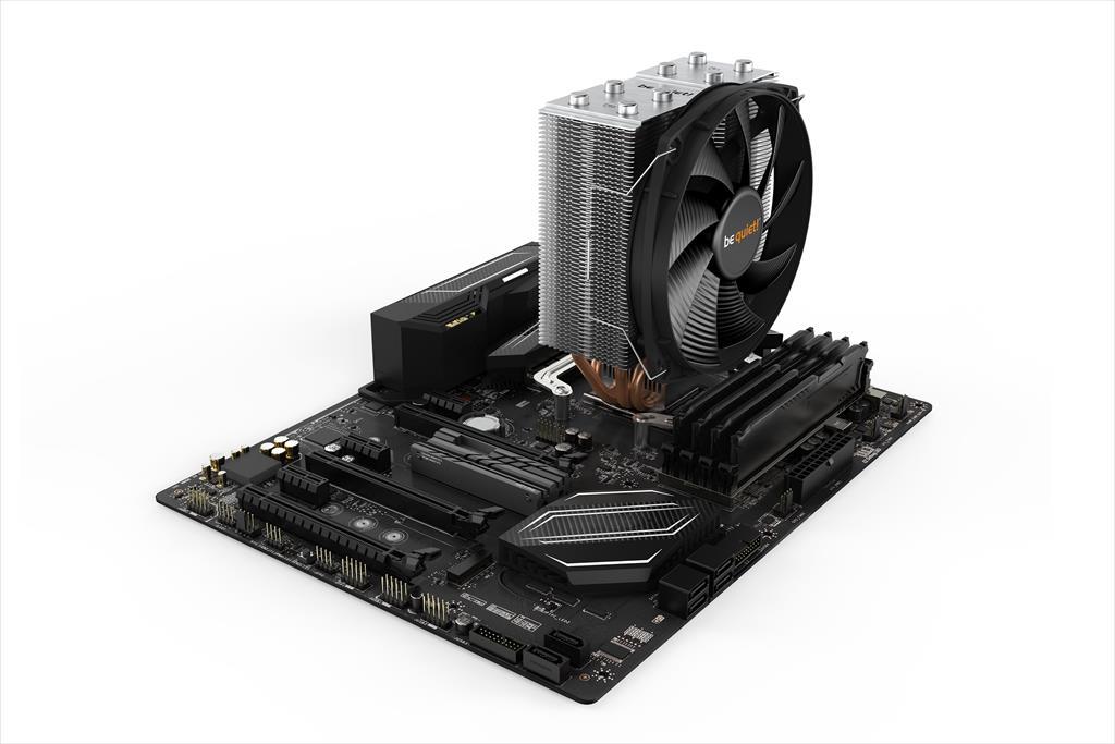 COOLERS CPU BE QUIET! SHADOW ROCK SLIM 2, Intel 1200/ 2066/ 1150/ 1151/ 1155/ 2011(-3) Square ILM, AMD AM4 / AM3(+), TDP 160W, BK032 36301