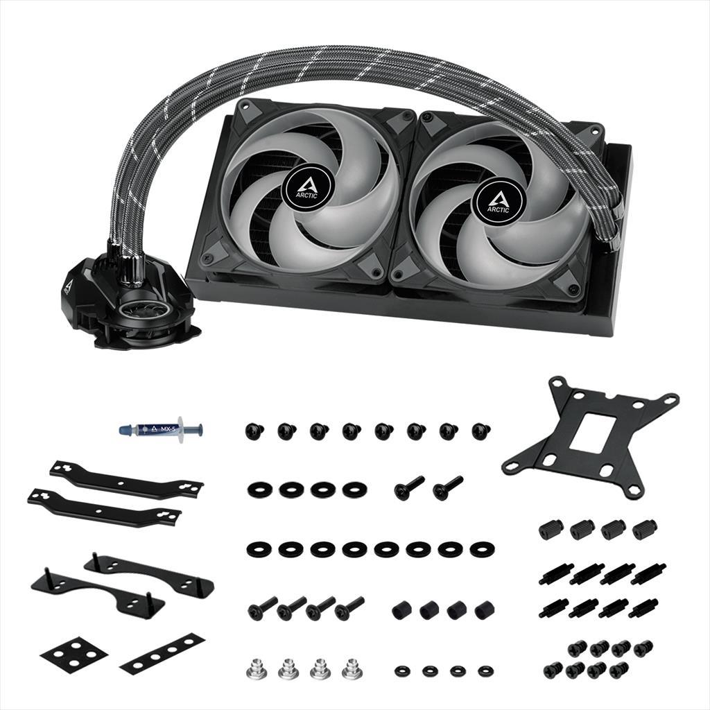 COOLERS CPU AIO ARCTIC LIQUID FREEZER II 280 A-RGB, 2x140mm P12 PWM A-RGB fans, ACFRE00106A 36320