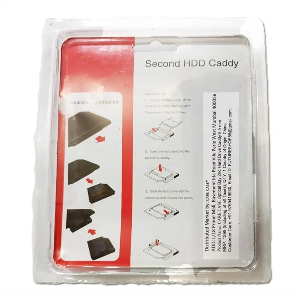 CADDY SSD/HDD FOR ODD SLOT 9,5mm 37005