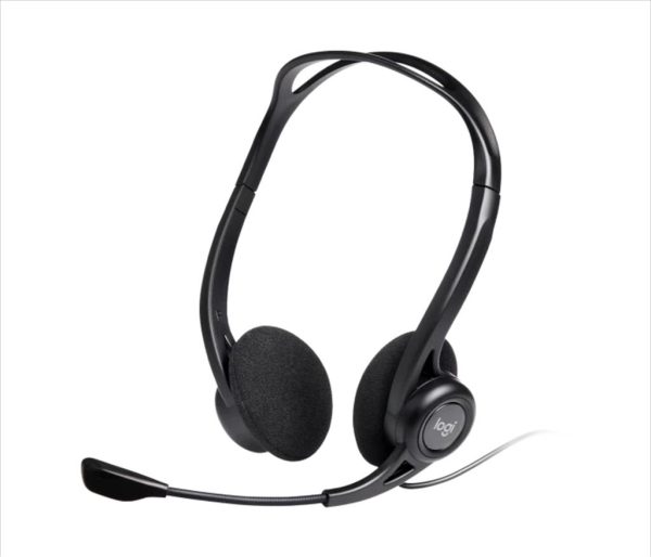 Headphones logitech 960 usb w/microphone 981-000100