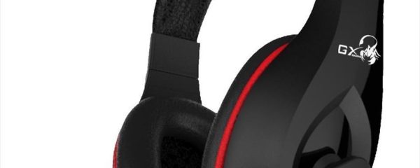 HEADPHONES GENIUS HS-G560 Black w/microphone, 2x3.5mm jack