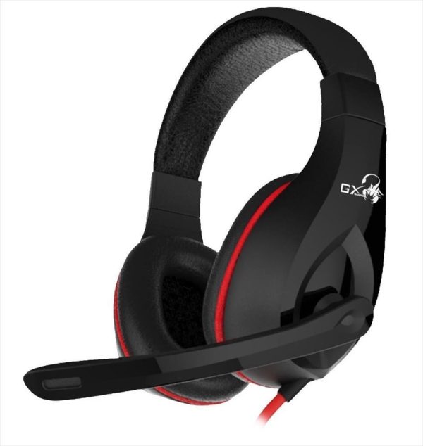 Headphones genius hs-g560 black w/microphone, 2x3.5mm jack