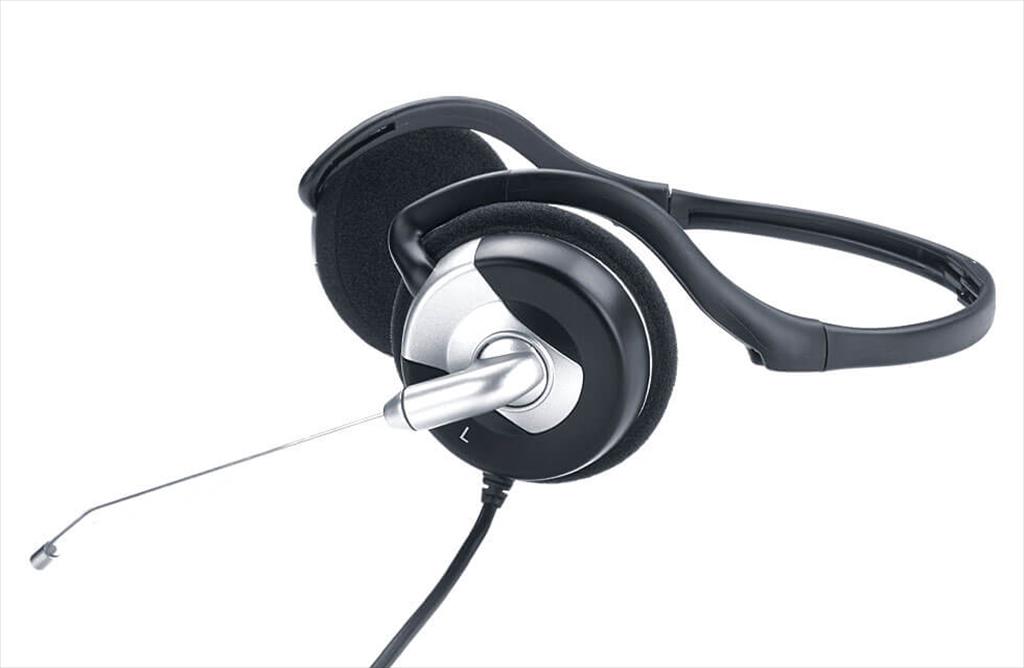 HEADPHONES GENIUS HS-300N Foldable w/microphone, 2x3.5mm jack 41036