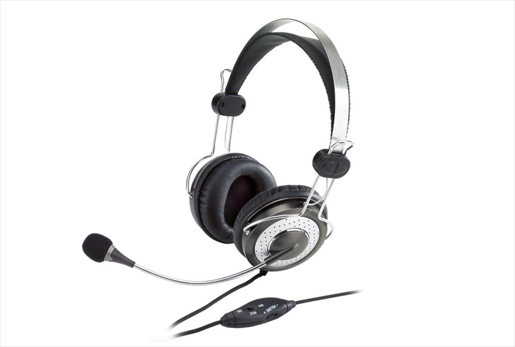HEADPHONES GENIUS HS-04SU w/noise-cancelling microphone, 2x3.5mm jack 41038