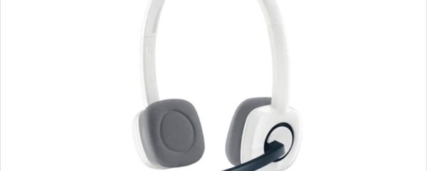 HEADPHONES LOGITECH H150 WHITE w/microphone 981-000350, 2x3.5mm