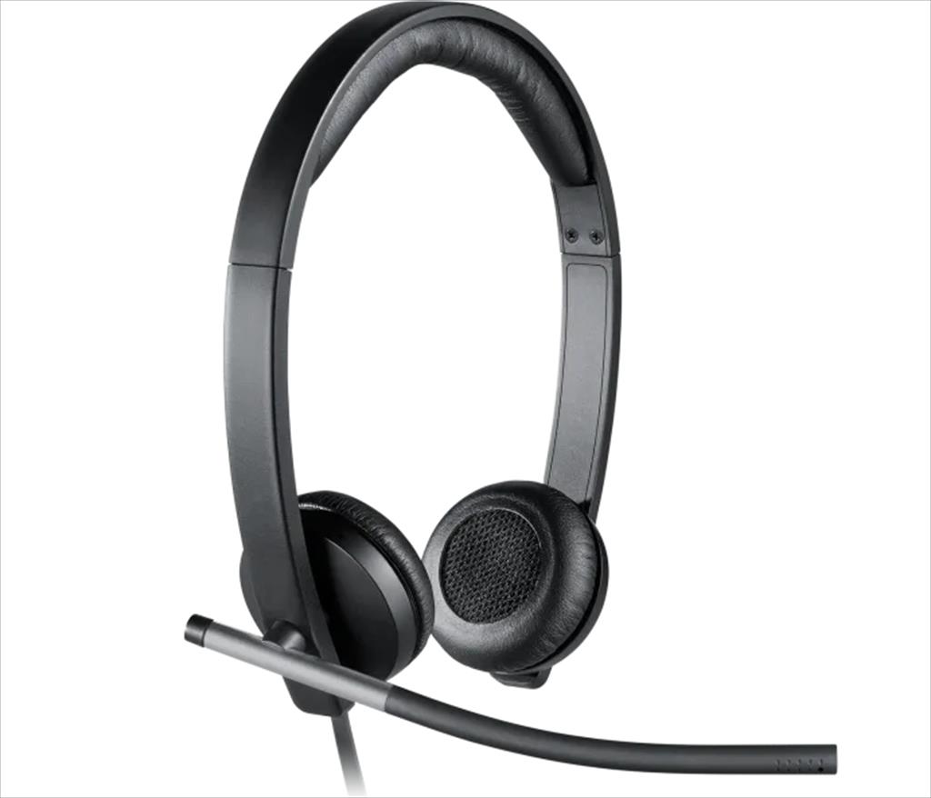 HEADPHONES LOGITECH H650e USB w/Microphone 981-000519 41097