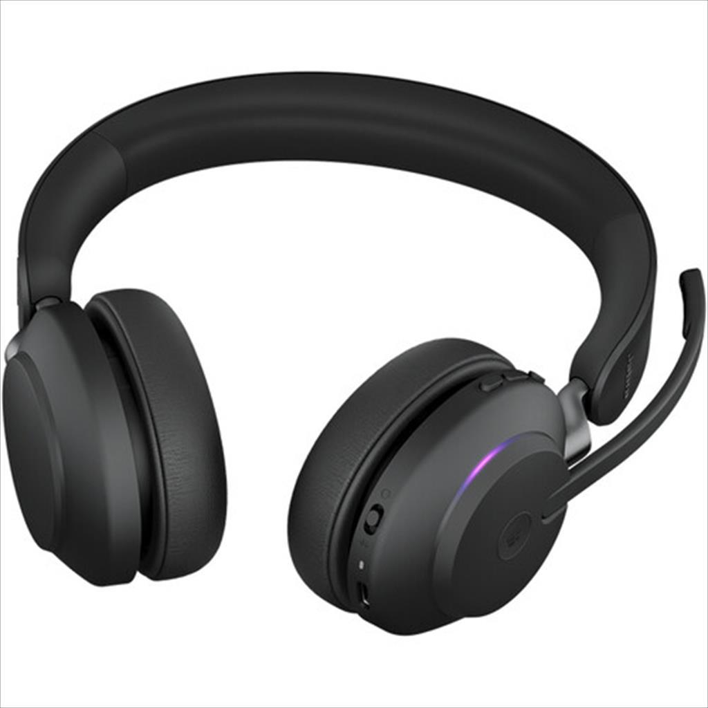 HEADPHONES JABRA EVOLVE2 65 WIRELESS MS + Link 380 USB-A, w/mic 26599-999-999 41158