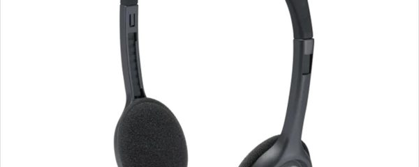 HEADPHONES LOGITECH H111 Black w/microphone 981-000593, 1x3.5mm