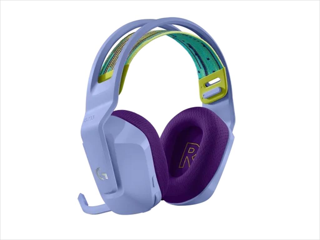 HEADPHONES LOGITECH Gaming-Headset G733 Wireless LIGHTSPEED RGB w/microphone 981-000890, Lilac 41170