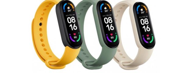 SMARTWATCH XIAOMI MI BAND 6 STRAP (3 PACK- ivory, olive, yellow), BHR5135GL