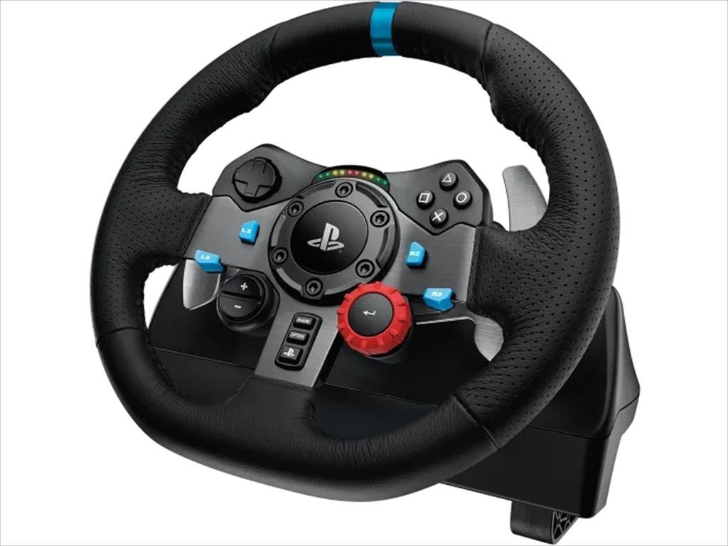 GAME WHEEL LOGITECH G29 DRIVING FORCE w/ pedals, for PS3, PS4, PC, 941-000112 56011