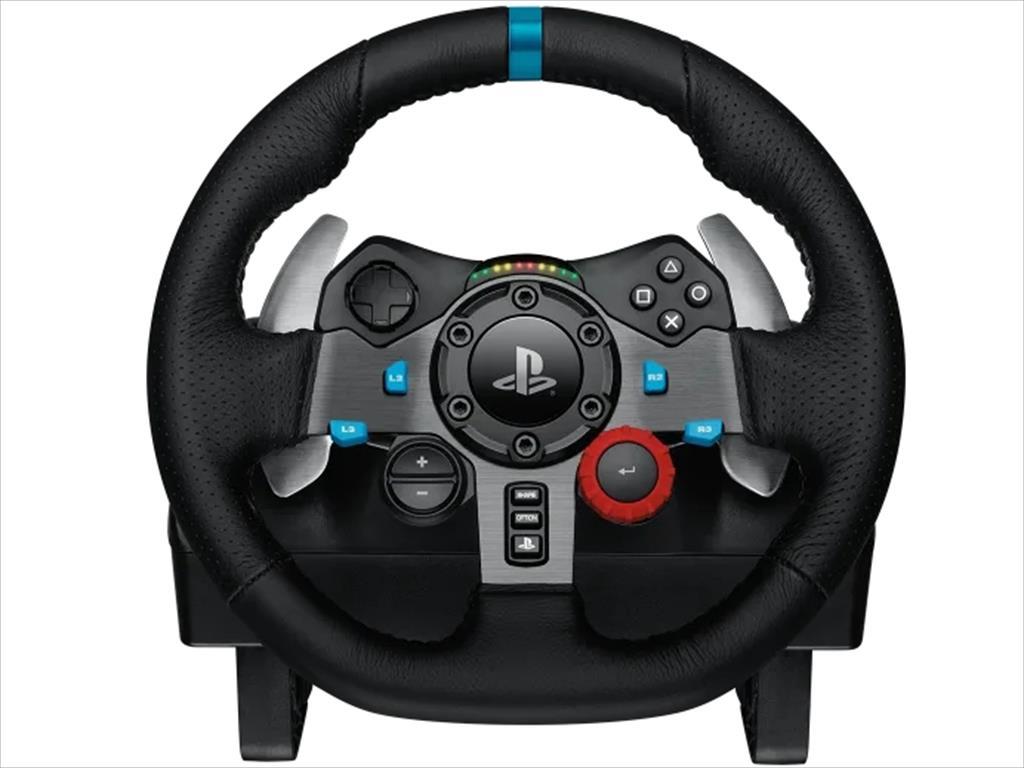 GAME WHEEL LOGITECH G29 DRIVING FORCE w/ pedals, for PS3, PS4, PC, 941-000112 56011