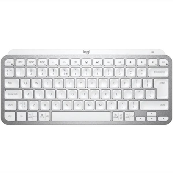 KEYBOARD WIRELESS LOGITECH MX Keys Mini Pale Gray Logi Bolt ready, w/Bluetooth 920-010499 08290