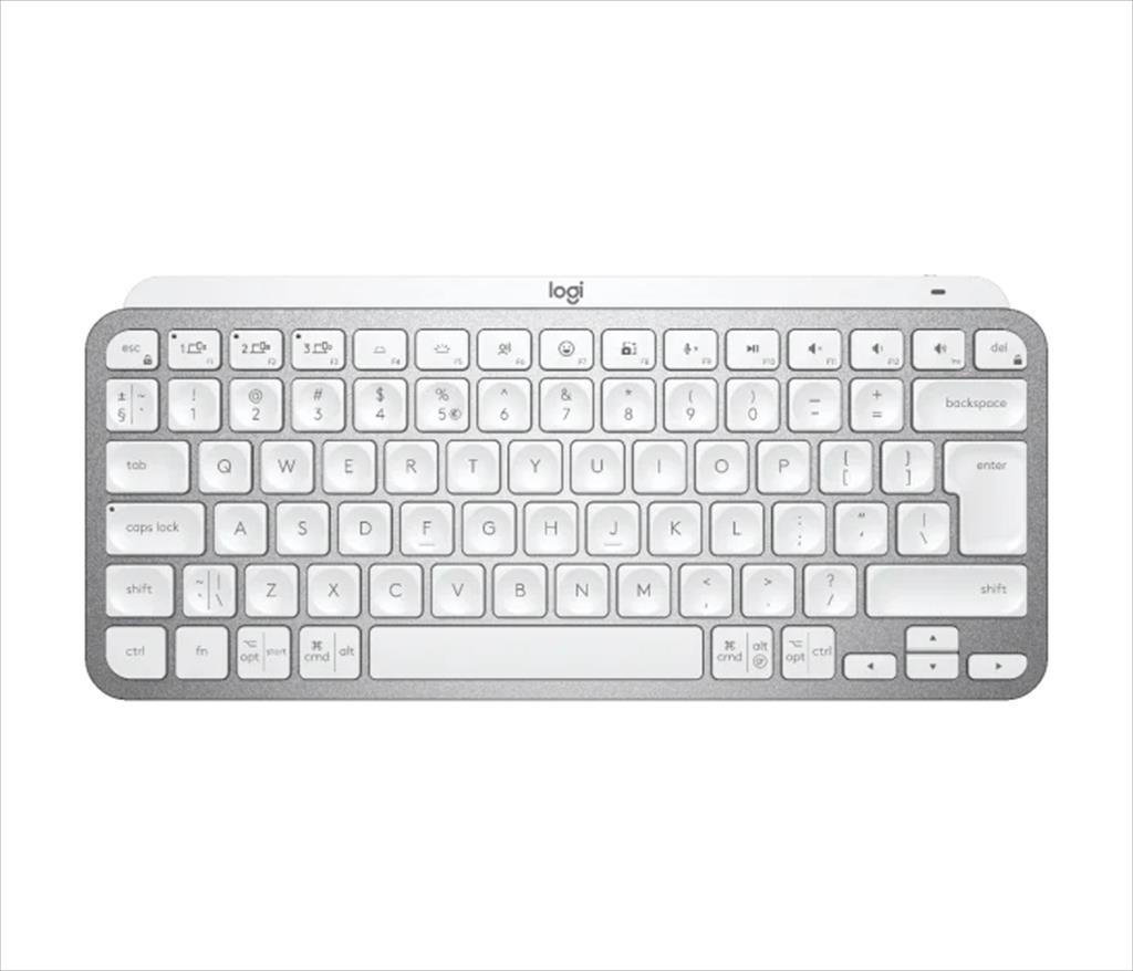 KEYBOARD WIRELESS LOGITECH MX Keys Mini Pale Gray Logi Bolt ready, w/Bluetooth 920-010499 08290