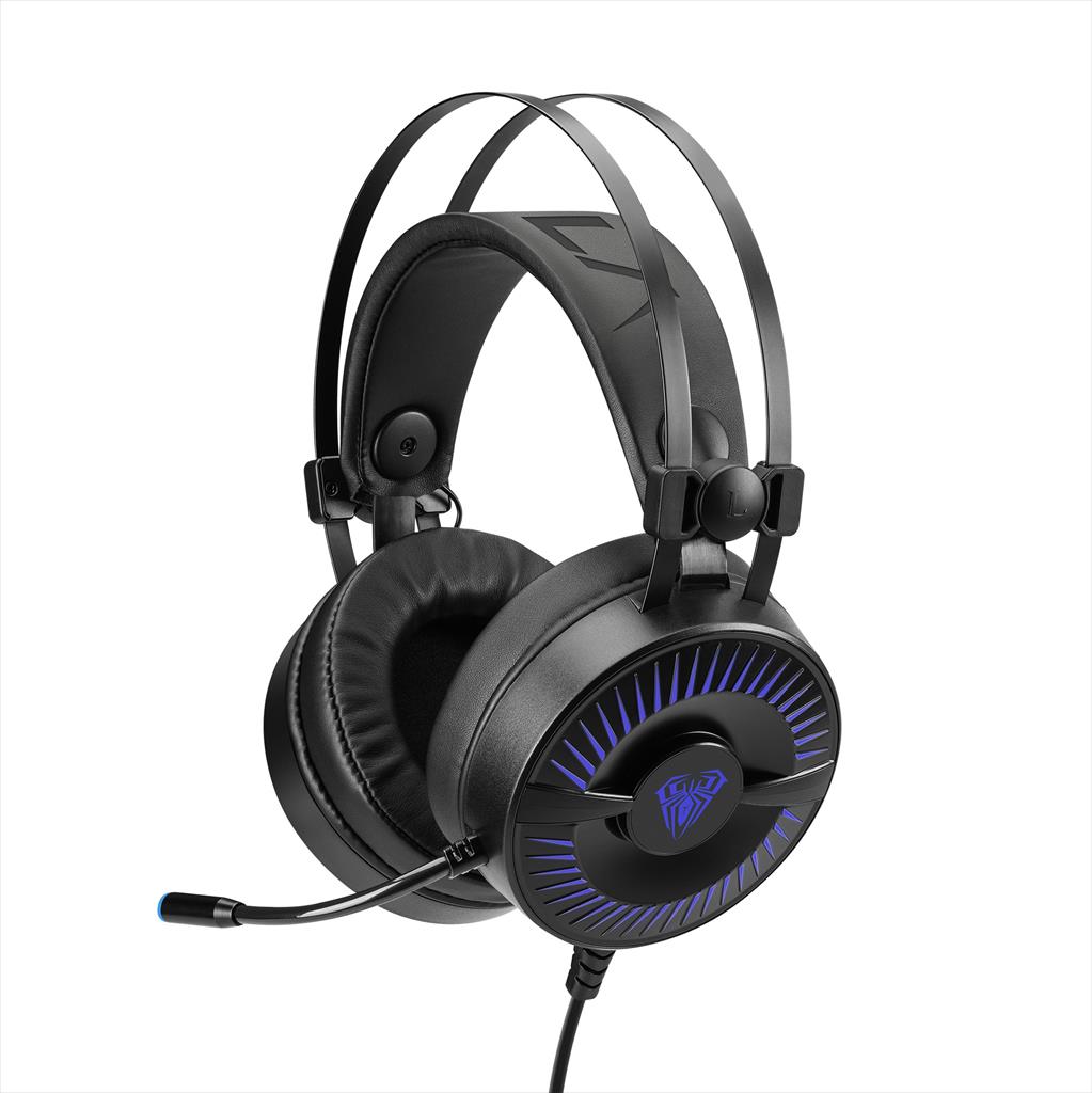 HEADPHONES AULA COLD FLAME Gaming Headset w/Microphone 1x3.5mm / 2x3.5mm / USB (for ilumination), 278486 41186