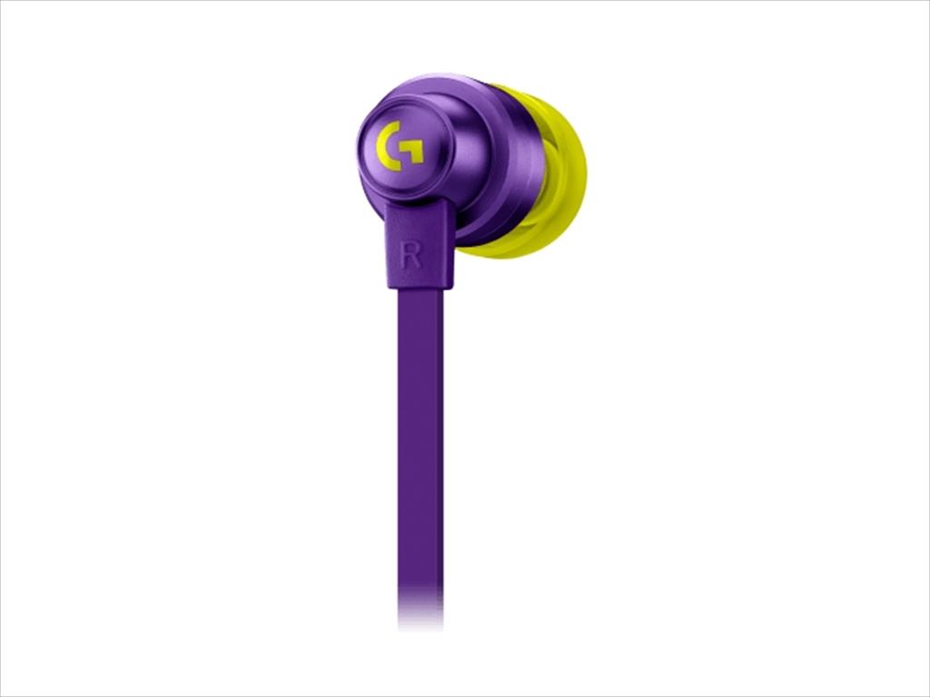 EARPHONES LOGITECH G333 Gaming PURPLE 1x3.5mm +TYPE-C dongle 981-000936 41192