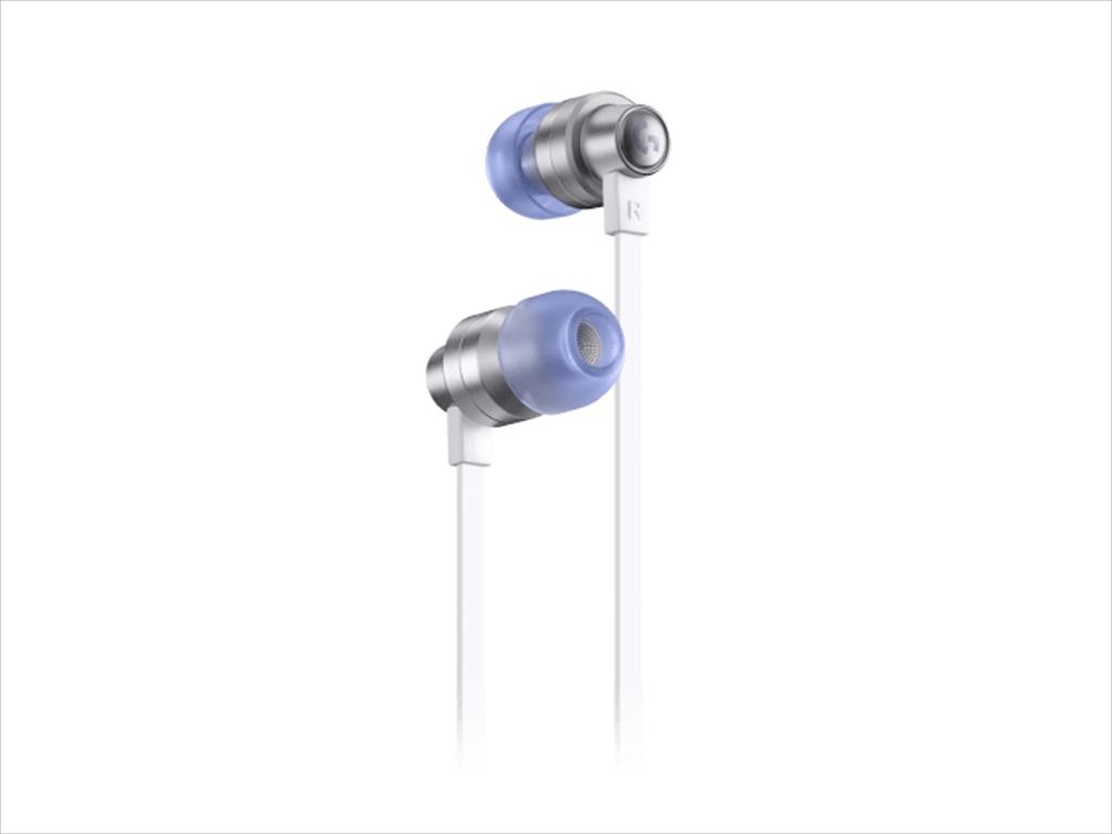 EARPHONES LOGITECH G333 Gaming WHITE 1x3.5mm +TYPE-C dongle 981-000930 41193