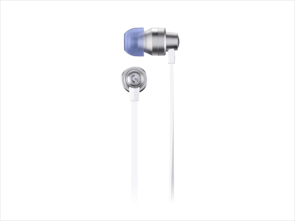 EARPHONES LOGITECH G333 Gaming WHITE 1x3.5mm +TYPE-C dongle 981-000930 41193
